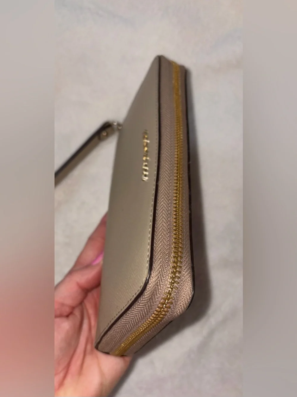 Michael Kors Raven Leather Bag Matching Wallet